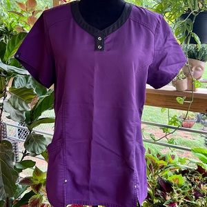 Purple Scrubstar Scrub Top
